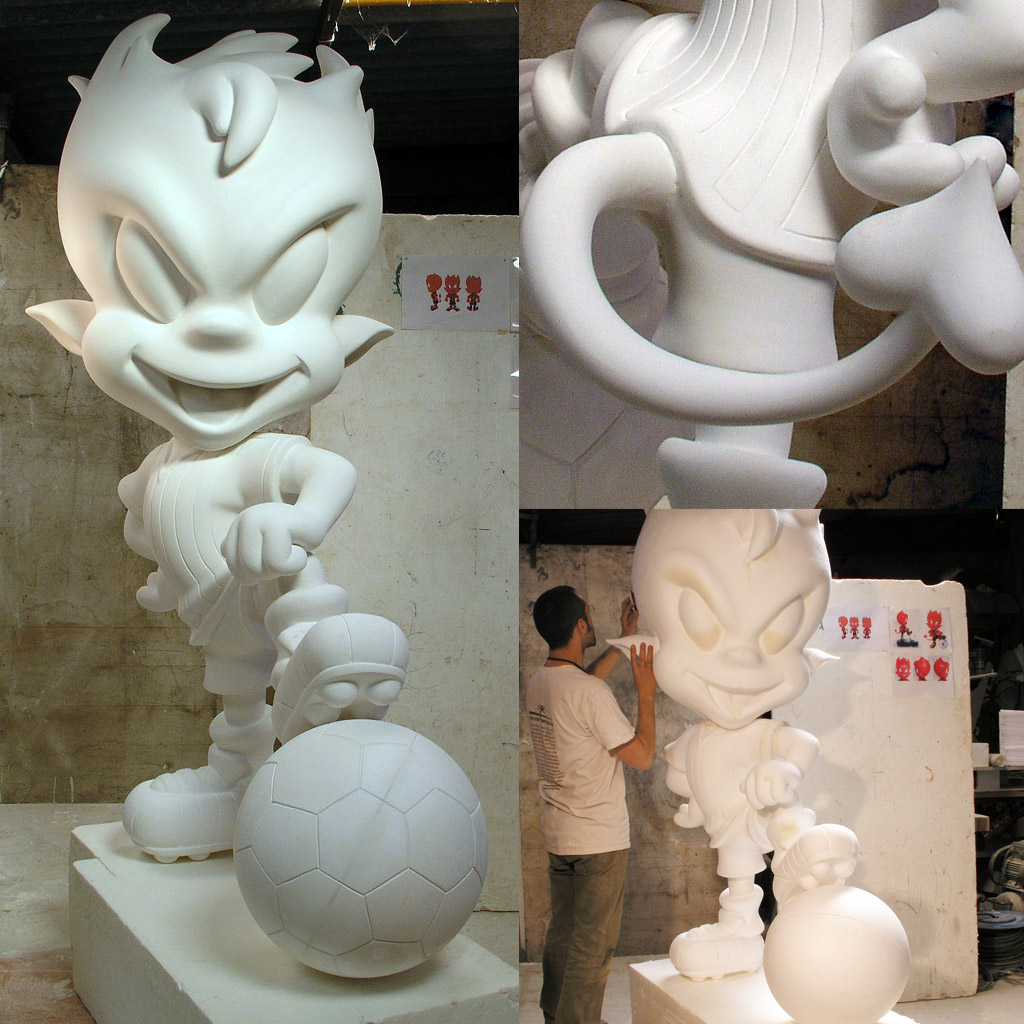 Escultura en porexpan